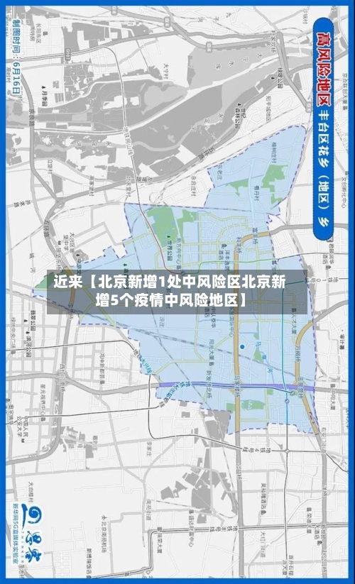 近来【北京新增1处中风险区北京新增5个疫情中风险地区】