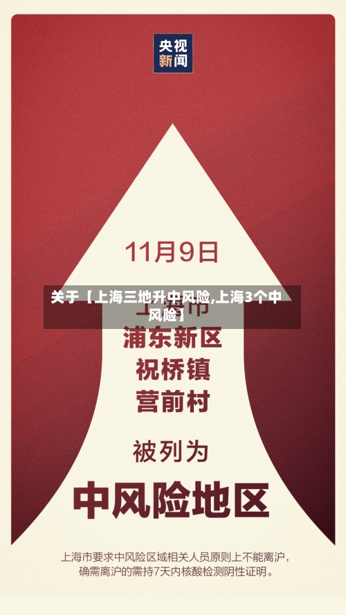 关于【上海三地升中风险,上海3个中风险】