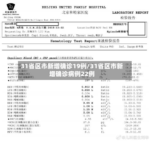 31省区市新增确诊19例/31省区市新增确诊病例22例-第3张图片