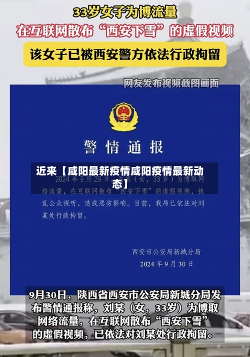 近来【咸阳最新疫情咸阳疫情最新动态】