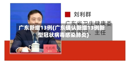 广东新增13例(广东确认新增13例新型冠状病毒感染肺炎)-第3张图片