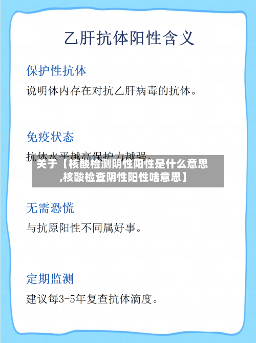 关于【核酸检测阴性阳性是什么意思,核酸检查阴性阳性啥意思】-第2张图片