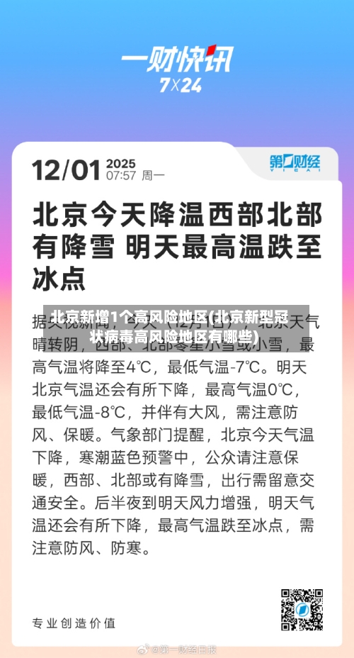 北京新增1个高风险地区(北京新型冠状病毒高风险地区有哪些)-第2张图片