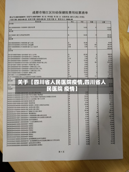 关于【四川省人民医院疫情,四川省人民医院 疫情】