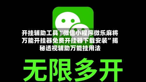 开挂辅助工具“微信小程序微乐麻将万能开挂器免费开挂器下载安装”揭秘透视辅助万能挂用法-第2张图片