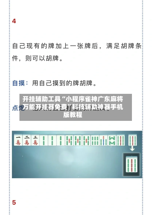 开挂辅助工具“小程序雀神广东麻将万能开挂器免费”科技辅助神器手机版教程-第2张图片