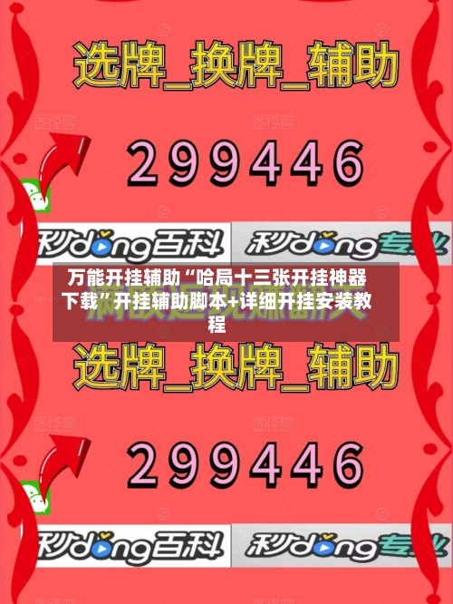 万能开挂辅助“哈局十三张开挂神器下载	”开挂辅助脚本+详细开挂安装教程-第2张图片