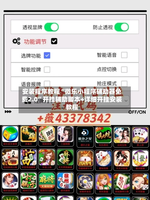 安装程序教程“微乐小程序辅助器免费2.0	”开挂辅助脚本+详细开挂安装教程-第2张图片