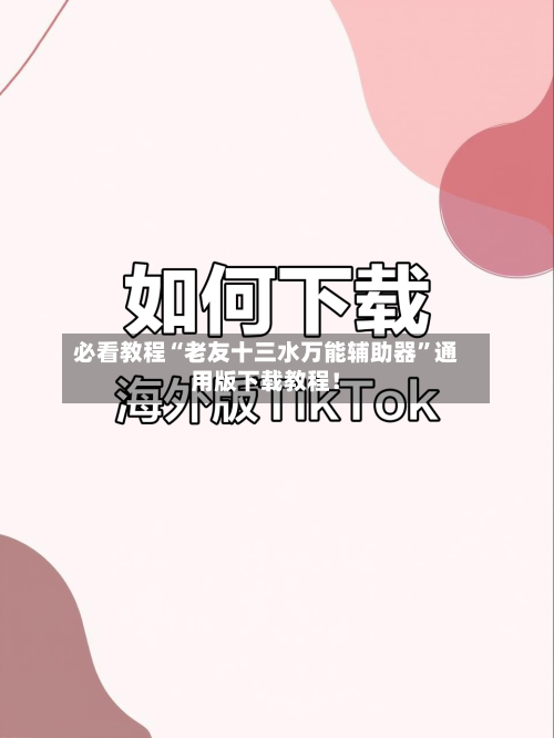 必看教程“老友十三水万能辅助器”通用版下载教程！-第3张图片