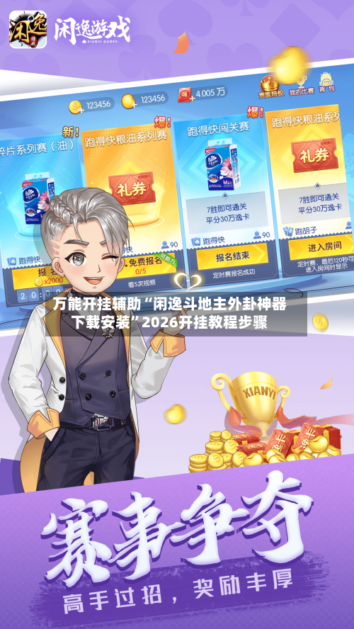 万能开挂辅助“闲逸斗地主外卦神器下载安装”2026开挂教程步骤-第2张图片