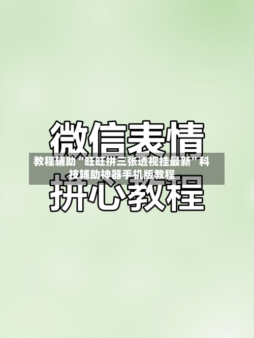 教程辅助“旺旺拼三张透视挂最新”科技辅助神器手机版教程-第3张图片
